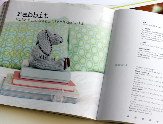 Rabbit with Blanket Stitch Detail